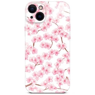 ONEFLOW Flower Cover iPhone 14 Blumen Muster – Sakura Breeze ONEFLOW Flower Cover iPhone 14 Blumen Muster – Sakura Breeze