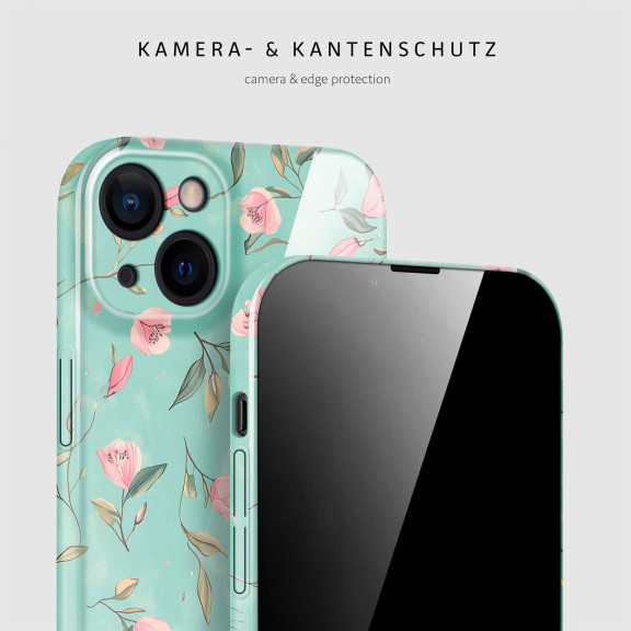 ONEFLOW Flower Cover iPhone 14 Blumen Muster – Weiteres Produktbild 2 ONEFLOW Flower Cover iPhone 14 Blumen Muster – Weiteres Produktbild 2