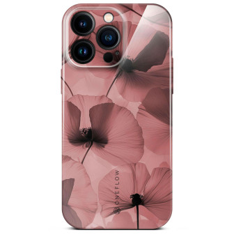 ONEFLOW Flower Cover iPhone 15 Pro Max Blumen Muster – Crimson Whisper ONEFLOW Flower Cover iPhone 15 Pro Max Blumen Muster – Crimson Whisper