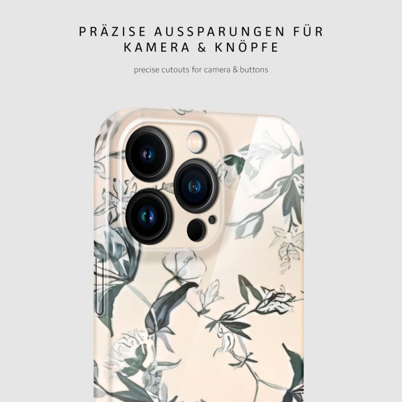 ONEFLOW Flower Cover iPhone 15 Pro Max Blumen Muster – Weiteres Produktbild 7 ONEFLOW Flower Cover iPhone 15 Pro Max Blumen Muster – Weiteres Produktbild 7