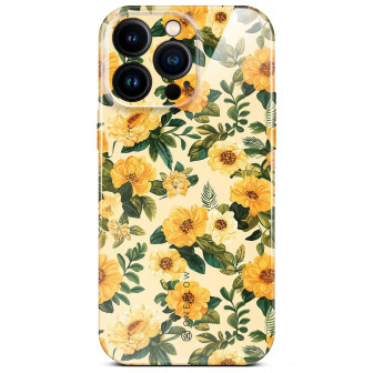 ONEFLOW Flower Cover iPhone 15 Pro Max Blumen Muster – Sunny Melody ONEFLOW Flower Cover iPhone 15 Pro Max Blumen Muster – Sunny Melody