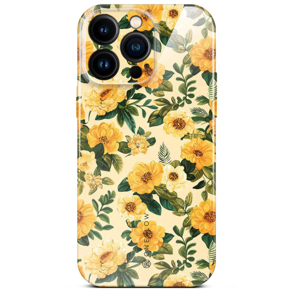 ONEFLOW Flower Cover iPhone 15 Pro Max Blumen Muster – Weiteres Produktbild 1 ONEFLOW Flower Cover iPhone 15 Pro Max Blumen Muster – Weiteres Produktbild 1