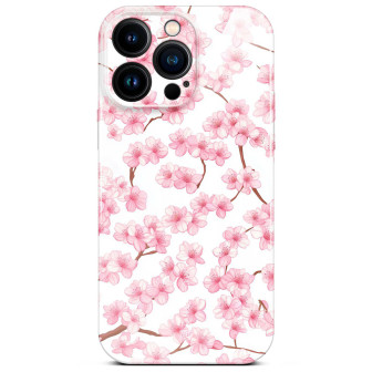 ONEFLOW Flower Cover iPhone 15 Pro Max Blumen Muster – Sakura Breeze ONEFLOW Flower Cover iPhone 15 Pro Max Blumen Muster – Sakura Breeze