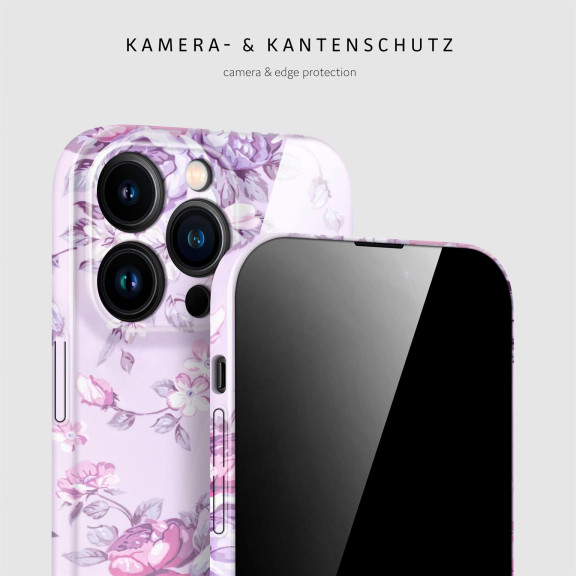 ONEFLOW Flower Cover iPhone 15 Pro Max Blumen Muster – Weiteres Produktbild 2