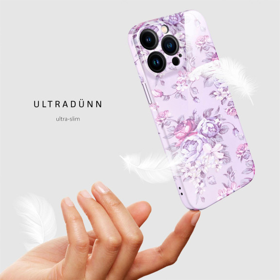 ONEFLOW Flower Cover iPhone 15 Pro Max Blumen Muster – Weiteres Produktbild 5 ONEFLOW Flower Cover iPhone 15 Pro Max Blumen Muster – Weiteres Produktbild 5