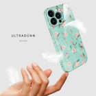 ONEFLOW Flower Cover iPhone 15 Pro Max Blumen Muster – Produktbild 5