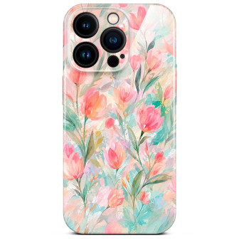 ONEFLOW ONEFLOW Flower Cover iPhone 15 Pro Blumen Muster – Tulip Sorbet