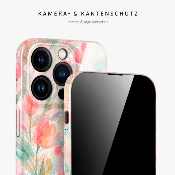 ONEFLOW Flower Cover iPhone 15 Pro Blumen Muster – Weiteres Produktbild 2