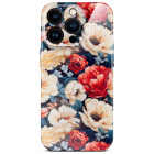 ONEFLOW Flower Cover iPhone 15 Pro Blumen Muster – Weiteres Produktbild 1