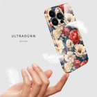 ONEFLOW Flower Cover iPhone 15 Pro Blumen Muster – Produktbild 5