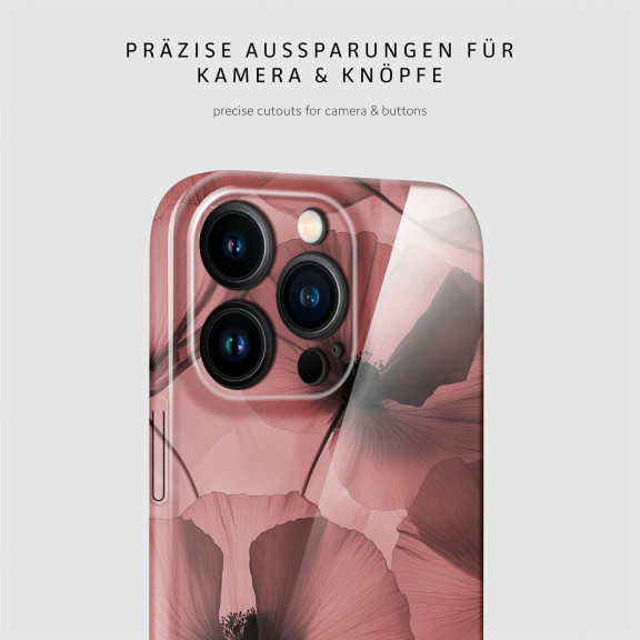 ONEFLOW Flower Cover iPhone 15 Pro Blumen Muster – Weiteres Produktbild 7