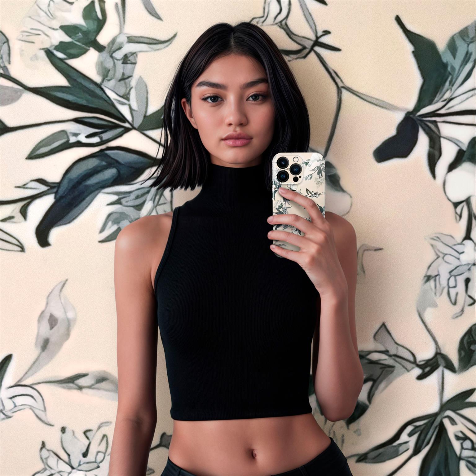 ONEFLOW Flower Cover iPhone 15 Pro Blumen Muster – Weiteres Produktbild 3 ONEFLOW Flower Cover iPhone 15 Pro Blumen Muster – Weiteres Produktbild 3