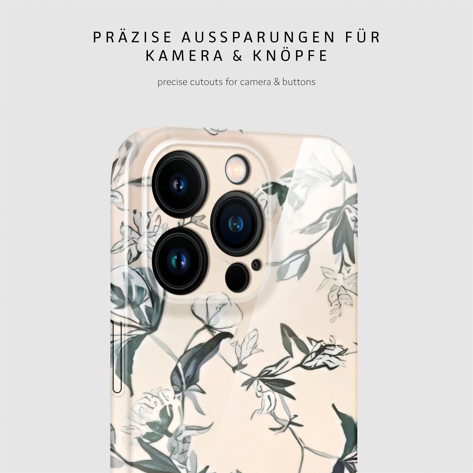 ONEFLOW Flower Cover iPhone 15 Pro Blumen Muster – Weiteres Produktbild 7