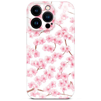 ONEFLOW Flower Cover iPhone 15 Pro Blumen Muster – Sakura Breeze ONEFLOW Flower Cover iPhone 15 Pro Blumen Muster – Sakura Breeze