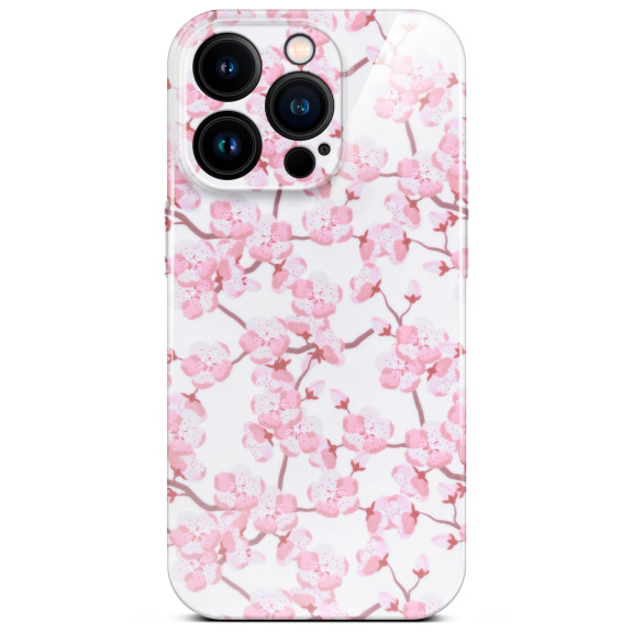 ONEFLOW Flower Cover iPhone 15 Pro Blumen Muster – Weiteres Produktbild 1