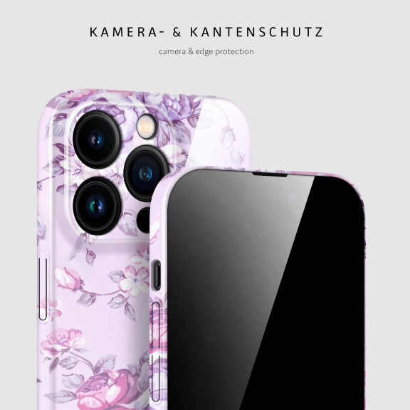 ONEFLOW Flower Cover iPhone 15 Pro Blumen Muster – Weiteres Produktbild 2 ONEFLOW Flower Cover iPhone 15 Pro Blumen Muster – Weiteres Produktbild 2