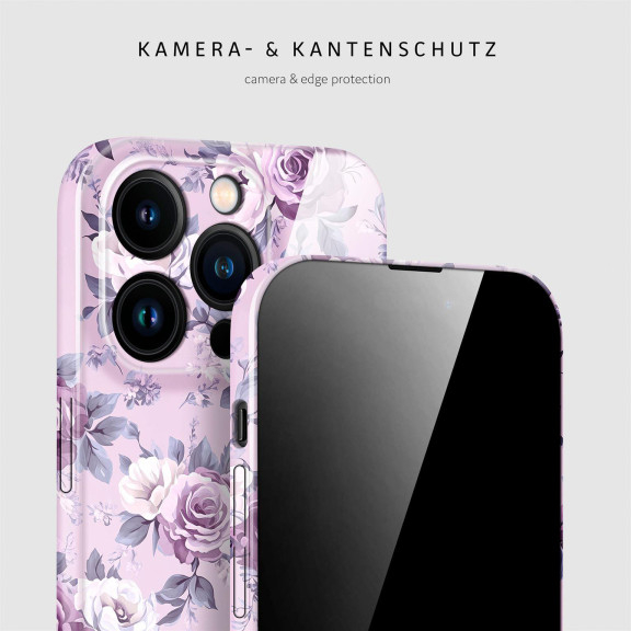 ONEFLOW Flower Cover iPhone 15 Pro Blumen Muster – Weiteres Produktbild 2 ONEFLOW Flower Cover iPhone 15 Pro Blumen Muster – Weiteres Produktbild 2