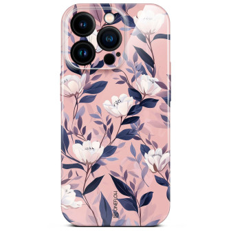 ONEFLOW Flower Cover iPhone 15 Pro Blumen Muster – Sunset Bloom ONEFLOW Flower Cover iPhone 15 Pro Blumen Muster – Sunset Bloom