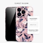 ONEFLOW Flower Cover iPhone 15 Pro Blumen Muster – Produktbild 4