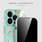 ONEFLOW Flower Cover iPhone 15 Pro Blumen Muster – Produktbild 2