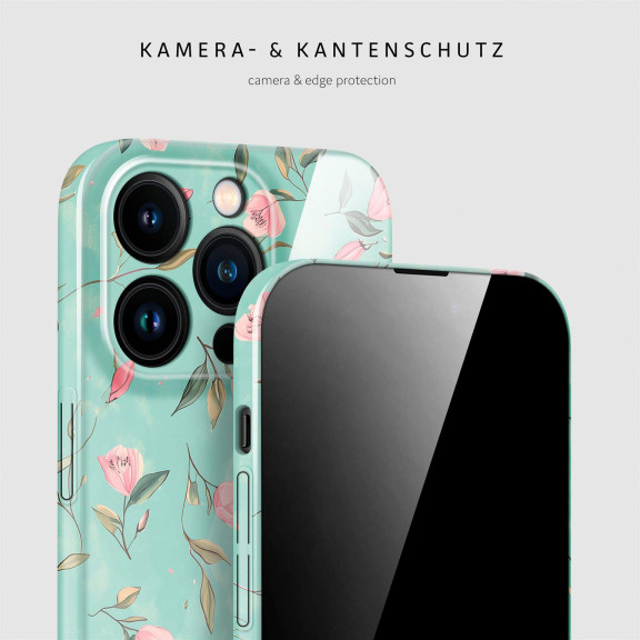 ONEFLOW Flower Cover iPhone 15 Pro Blumen Muster – Weiteres Produktbild 2 ONEFLOW Flower Cover iPhone 15 Pro Blumen Muster – Weiteres Produktbild 2
