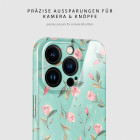 ONEFLOW Flower Cover iPhone 15 Pro Blumen Muster – Produktbild 7