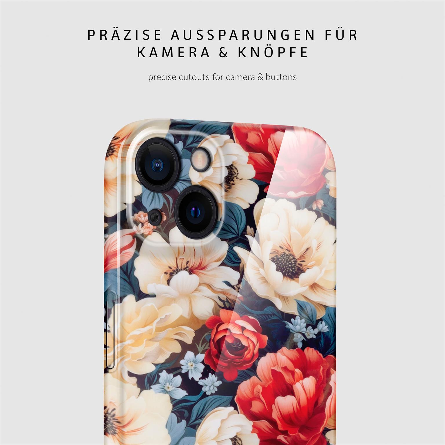 ONEFLOW Flower Cover iPhone 15 Blumen Muster – Weiteres Produktbild 7 ONEFLOW Flower Cover iPhone 15 Blumen Muster – Weiteres Produktbild 7