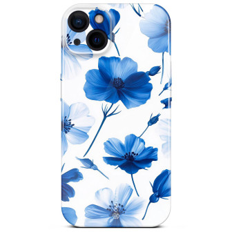 ONEFLOW Flower Cover iPhone 15 Blumen Muster – Blue Dreamwave ONEFLOW Flower Cover iPhone 15 Blumen Muster – Blue Dreamwave