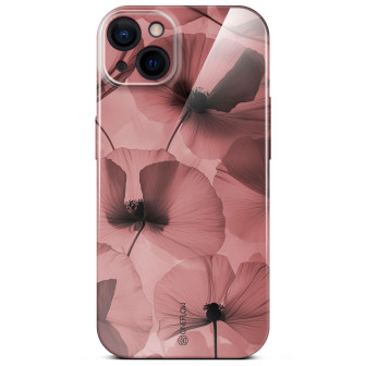 ONEFLOW Flower Cover iPhone 15 Blumen Muster – Crimson Whisper ONEFLOW Flower Cover iPhone 15 Blumen Muster – Crimson Whisper