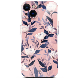 ONEFLOW Flower Cover iPhone 15 Blumen Muster – Sunset Bloom ONEFLOW Flower Cover iPhone 15 Blumen Muster – Sunset Bloom