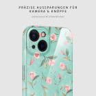 ONEFLOW Flower Cover iPhone 15 Blumen Muster – Produktbild 7