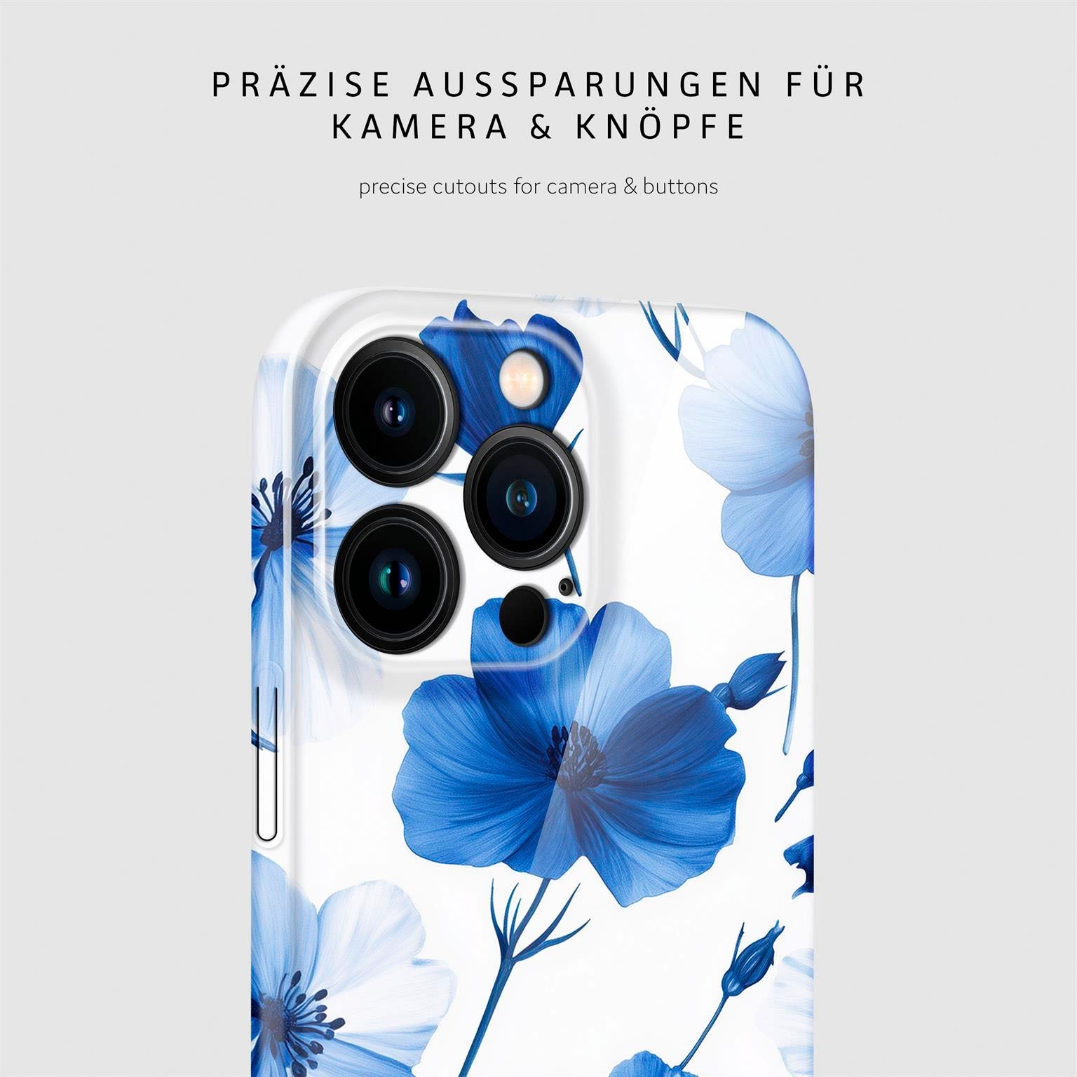 ONEFLOW Flower Cover iPhone 16 Pro Max Blumen Muster – Weiteres Produktbild 7 ONEFLOW Flower Cover iPhone 16 Pro Max Blumen Muster – Weiteres Produktbild 7