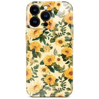 ONEFLOW Flower Cover iPhone 16 Pro Max Blumen Muster – Sunny Melody ONEFLOW Flower Cover iPhone 16 Pro Max Blumen Muster – Sunny Melody