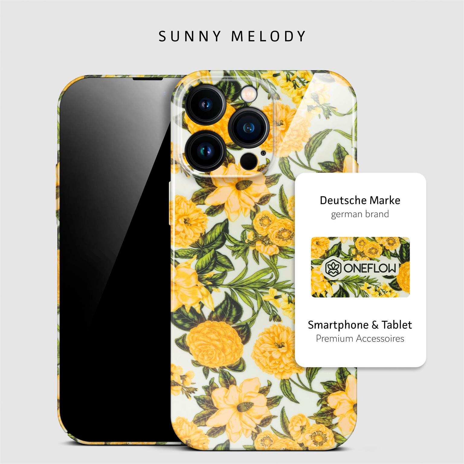 ONEFLOW Flower Cover iPhone 16 Pro Max Blumen Muster – Weiteres Produktbild 4 ONEFLOW Flower Cover iPhone 16 Pro Max Blumen Muster – Weiteres Produktbild 4