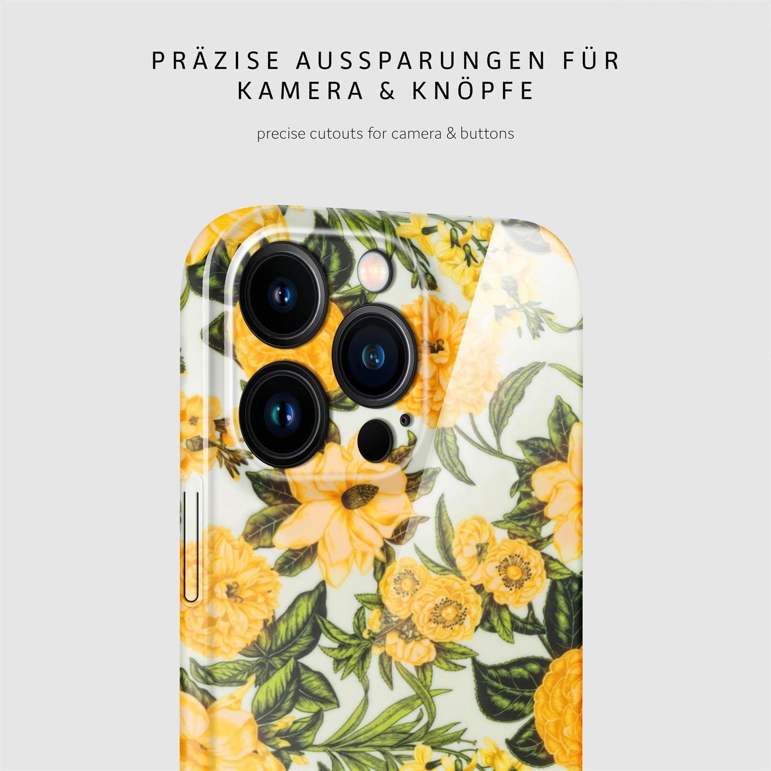 ONEFLOW Flower Cover iPhone 16 Pro Max Blumen Muster – Weiteres Produktbild 7 ONEFLOW Flower Cover iPhone 16 Pro Max Blumen Muster – Weiteres Produktbild 7