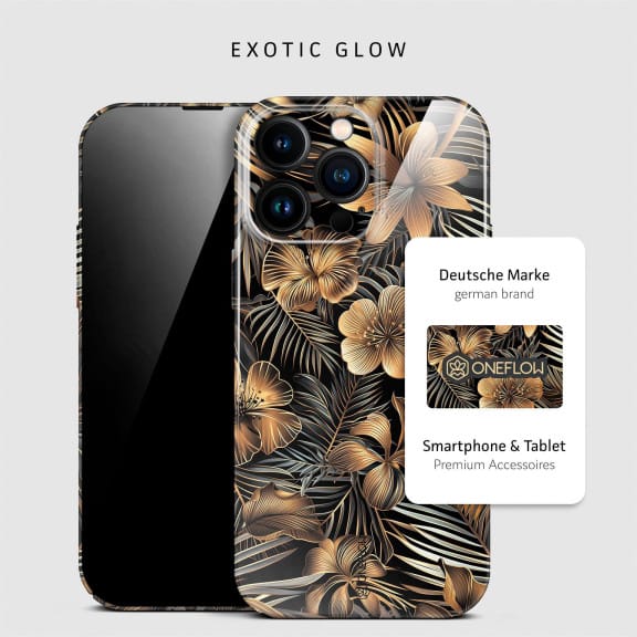 ONEFLOW Flower Cover iPhone 16 Pro Max Blumen Muster – Weiteres Produktbild 4 ONEFLOW Flower Cover iPhone 16 Pro Max Blumen Muster – Weiteres Produktbild 4
