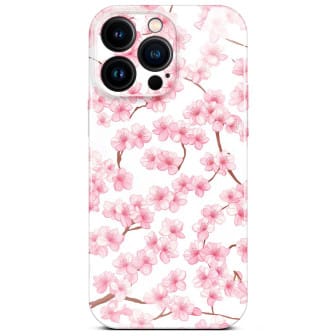 ONEFLOW Flower Cover iPhone 16 Pro Max Blumen Muster – Sakura Breeze ONEFLOW Flower Cover iPhone 16 Pro Max Blumen Muster – Sakura Breeze