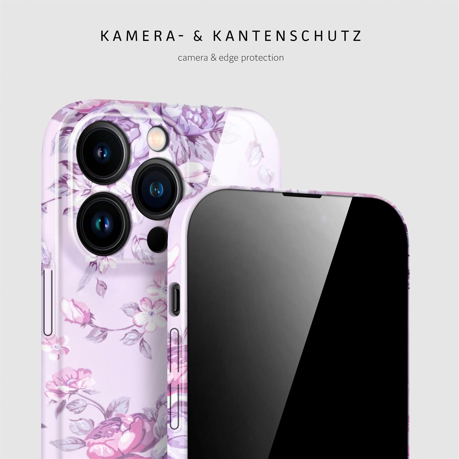 ONEFLOW Flower Cover iPhone 16 Pro Max Blumen Muster – Weiteres Produktbild 2 ONEFLOW Flower Cover iPhone 16 Pro Max Blumen Muster – Weiteres Produktbild 2