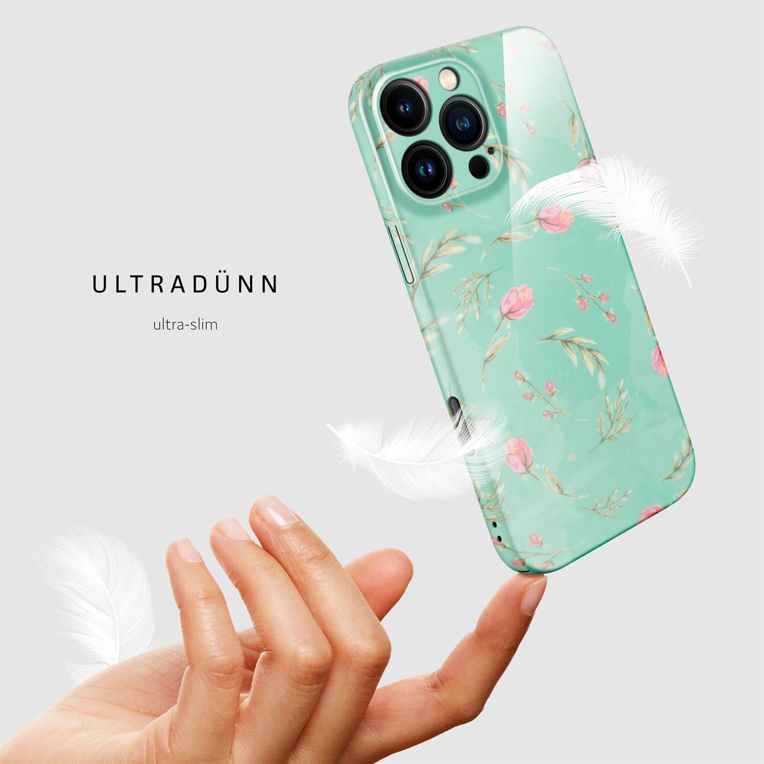 ONEFLOW Flower Cover iPhone 16 Pro Max Blumen Muster – Weiteres Produktbild 5 ONEFLOW Flower Cover iPhone 16 Pro Max Blumen Muster – Weiteres Produktbild 5