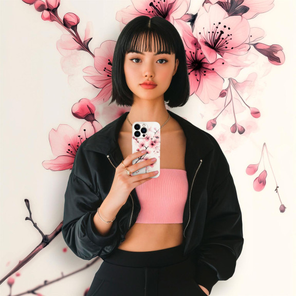 ONEFLOW Flower Cover iPhone 16 Pro Max Blumen Muster – Weiteres Produktbild 3 ONEFLOW Flower Cover iPhone 16 Pro Max Blumen Muster – Weiteres Produktbild 3