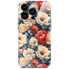 ONEFLOW Flower Cover iPhone 16 Pro Blumen Muster – Produktbild 1