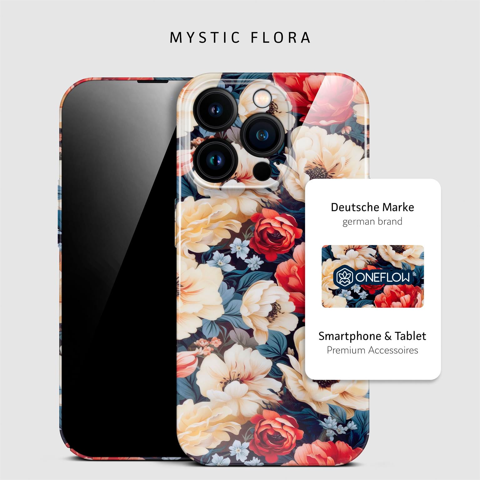 ONEFLOW Flower Cover iPhone 16 Pro Blumen Muster – Weiteres Produktbild 4 ONEFLOW Flower Cover iPhone 16 Pro Blumen Muster – Weiteres Produktbild 4