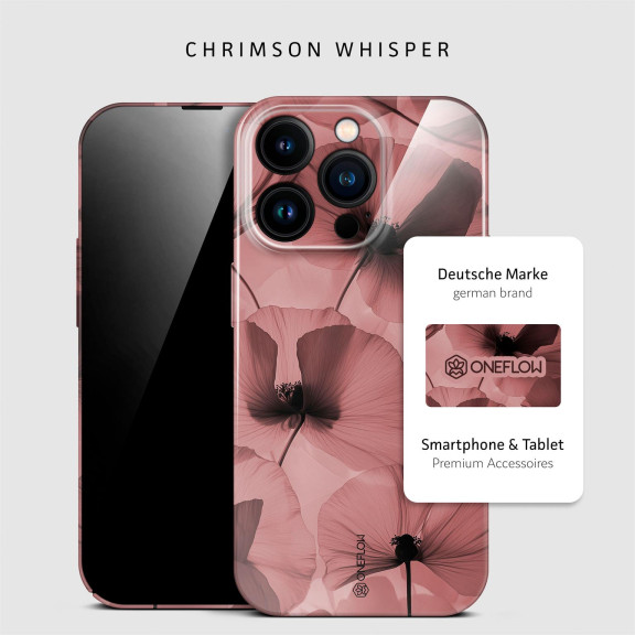 ONEFLOW Flower Cover iPhone 16 Pro Blumen Muster – Weiteres Produktbild 4