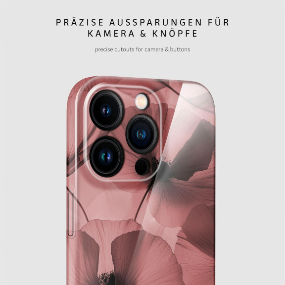 ONEFLOW Flower Cover iPhone 16 Pro Blumen Muster – Weiteres Produktbild 7