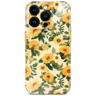 ONEFLOW Flower Cover iPhone 16 Pro Blumen Muster – Produktbild 1