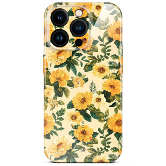 ONEFLOW ONEFLOW Flower Cover iPhone 16 Pro Blumen Muster – Sunny Melody