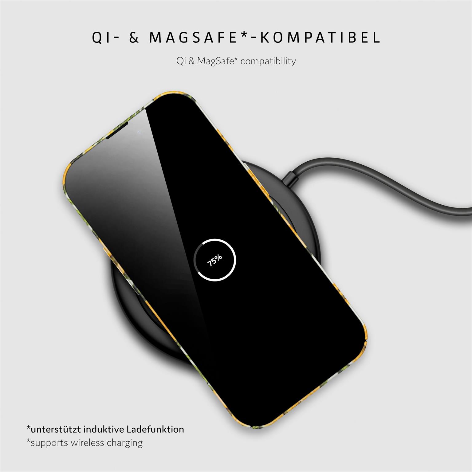 ONEFLOW Flower Cover iPhone 16 Pro Blumen Muster – Weiteres Produktbild 5