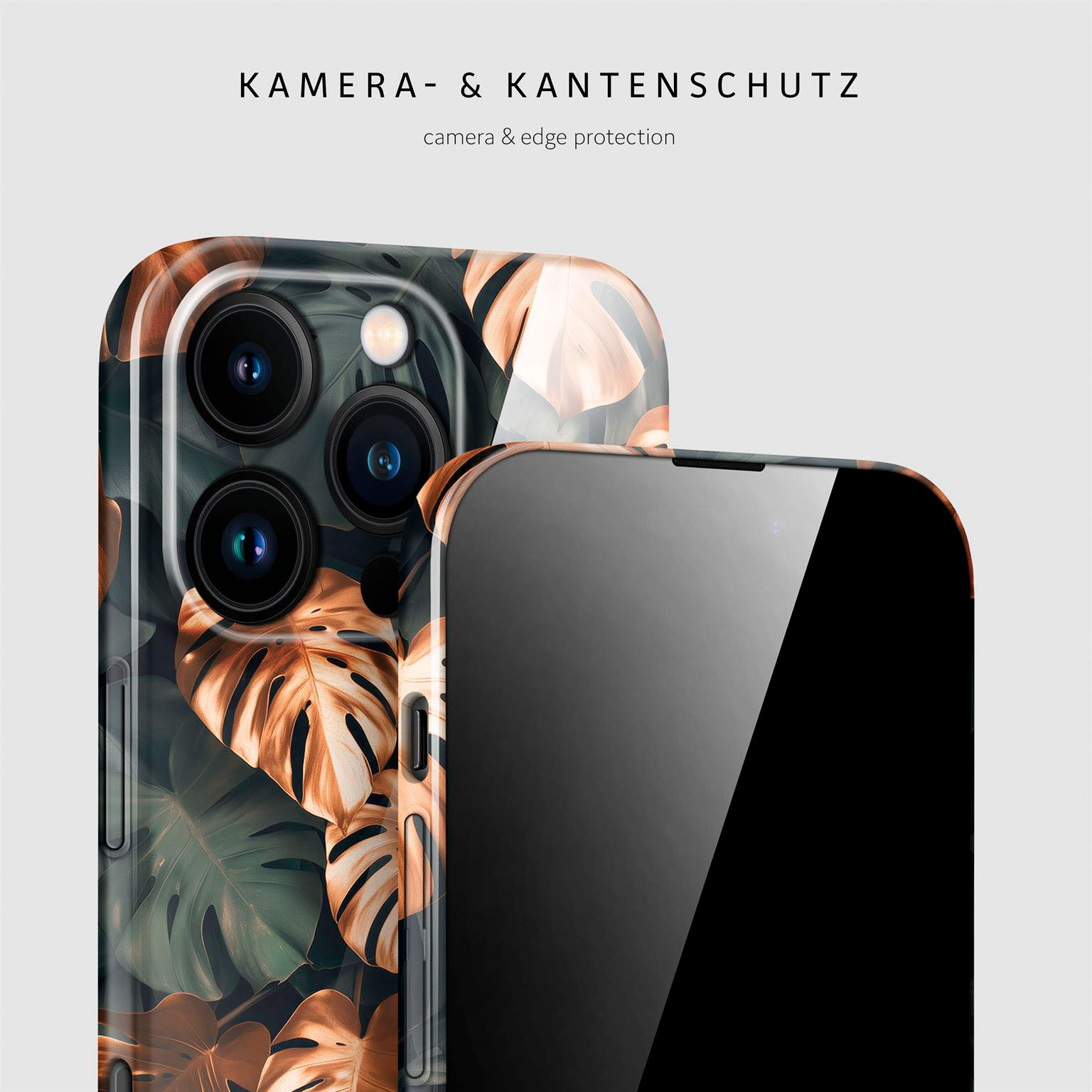 ONEFLOW Flower Cover iPhone 16 Pro Blumen Muster – Weiteres Produktbild 1