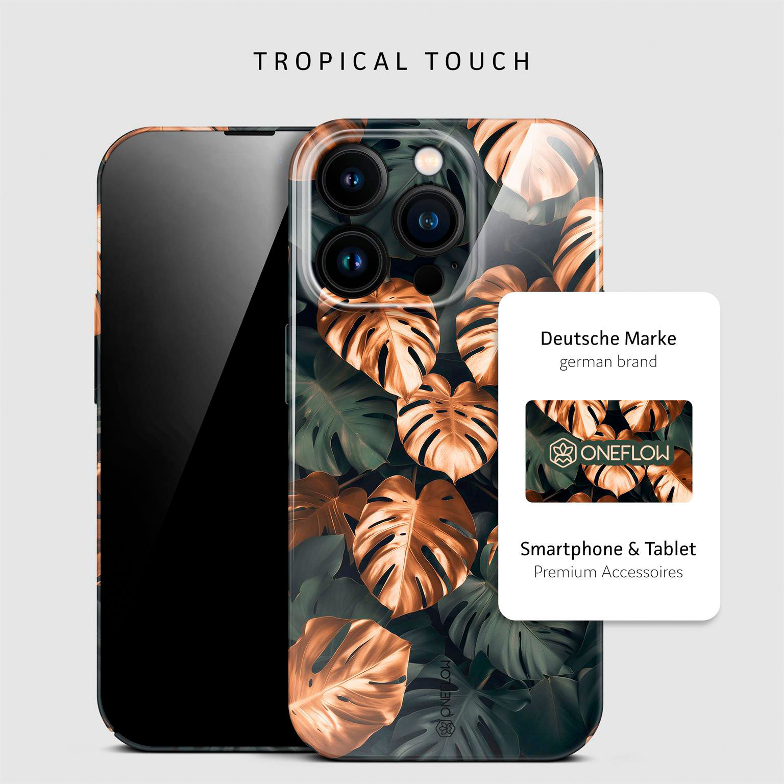 ONEFLOW Flower Cover iPhone 16 Pro Blumen Muster – Weiteres Produktbild 3