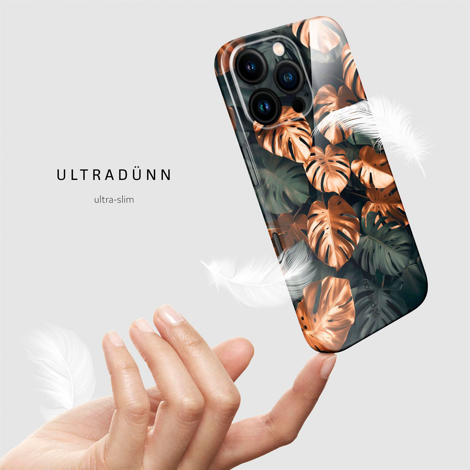 ONEFLOW Flower Cover iPhone 16 Pro Blumen Muster – Weiteres Produktbild 4
